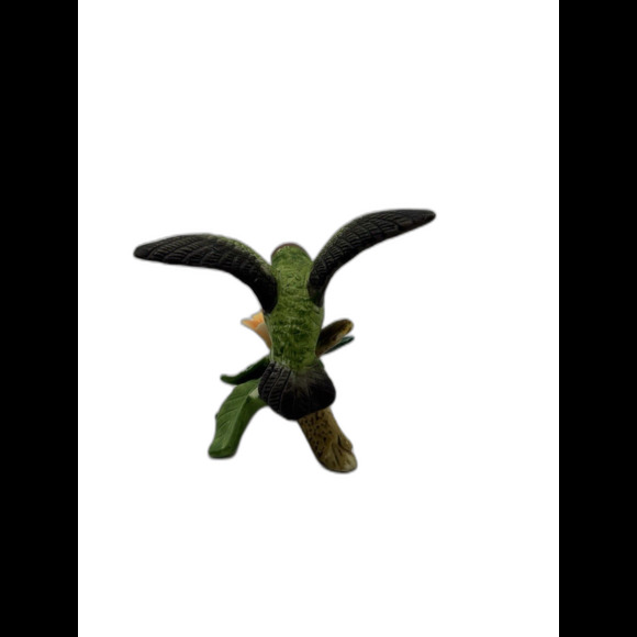 Russ Berrie VTG " Nature's Song" Porcelain hummingbird on flower figurine - Picture 4 of 12